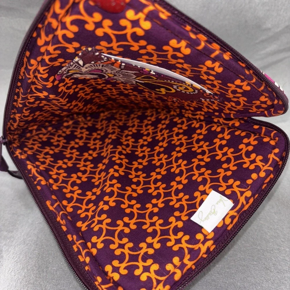 Vera Bradley Safari Sunset iPad Tablet e-reader Sleeve Quilted Paisley‎ EUC